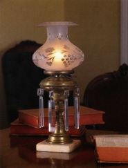 brass astral lamp