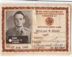 Capt. Bill Evans’s military ID