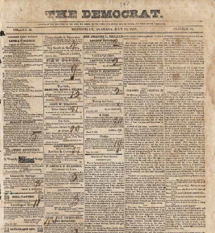 Photo of "The Democrat" Newspaper