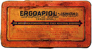 The medicine Ergoapiol