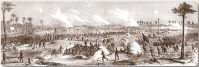 The assault on Fort Blakely