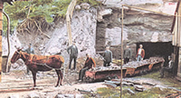 Miners at Brookside Mine