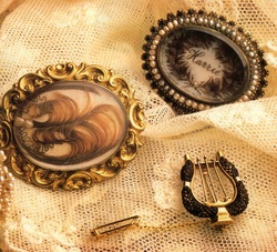 19-century brooches