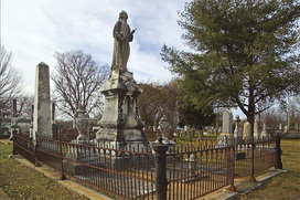 The McLester family plot at Greenwood Cemetery