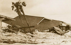 Hurricane Frederic damage